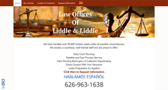 Desktop Screenshot of liddleandliddle.com